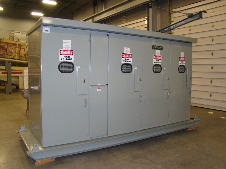 Reconditioned Powell 5 KV 600 Amp Outdoor Skid Mounted Switchgear